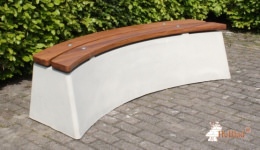 Betonbank DeLuxe oval