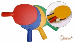 Set von 4 Schlägern aus Kunststoff