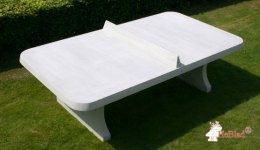Tischtennistisch abgerundet naturell Beton