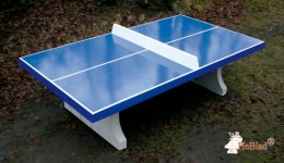 Tischtennistisch in Blau
